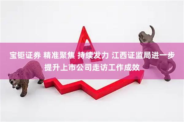 宝钜证券 精准聚焦 持续发力 江西证监局进一步提升上市公司走访工作成效